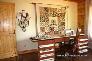 Linda’s favorite place is the craft room.