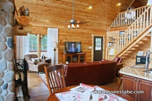 Richard loves the living room’s open design.